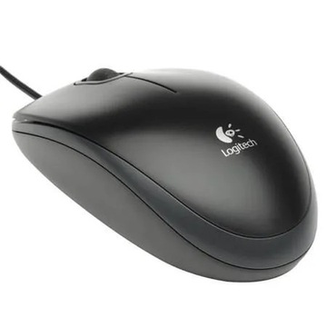 Mysz przewodowa LOGITECH B100 czarna USB 800 DPI