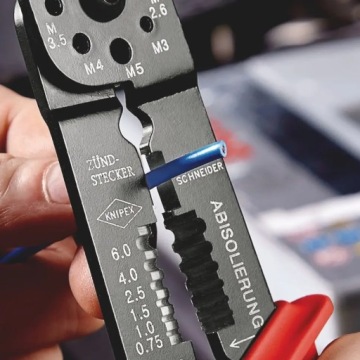 Клещи Knipex для обжима кабельных соединителей 1,5–6,0 мм KN 97 22 240