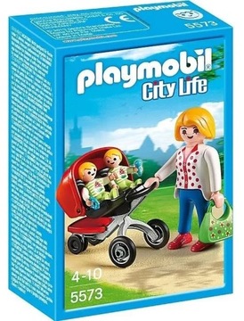 Playmobil 5573 Mama z podwójnym wózkiem