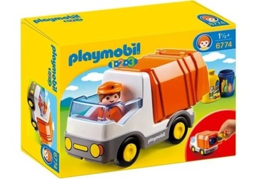 PLAYMOBIL 1 2 3 ŚMIECIARKA 6774