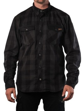 KOSZULA BROGER ALASKA BLACK/GREY M