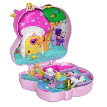 Игровой набор POLLY POCKET DOLL UNICORN FOREST