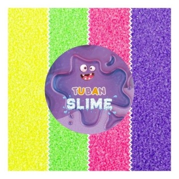 SLIME_BROKAT ZESTAW 4 PYŁKI NEONOWE 32g