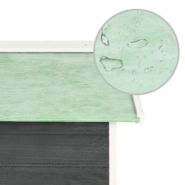 Гараж для газонокосилки-робота, 72х87х50, серый