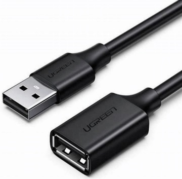 Kabel USB 2.0 przedłużający UGREEN US103 2m czarny