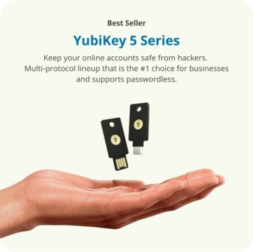 Ключ безопасности Yubico Yubikey 5C черный