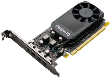 ВИДЕОКАРТА NVIDIA QUADRO P620 2 ГБ, 4 порта Mini DisplayPort, НИЗКОПРОФИЛЬ A KL