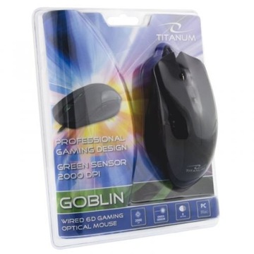ИГРОВАЯ МЫШЬ TM106 USB, 6D, DPI 2000 ГОБЛИН