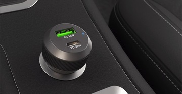 АВТОМОБИЛЬНОЕ ЗАРЯДНОЕ УСТРОЙСТВО NATEC CONEY 1xUSB 1xUSB-C QC 3.0 PD 3.0