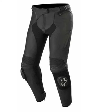 spodnie skórzane STELLA MISSILE V2, ALPINESTARS (czarne, rozmiar 40)