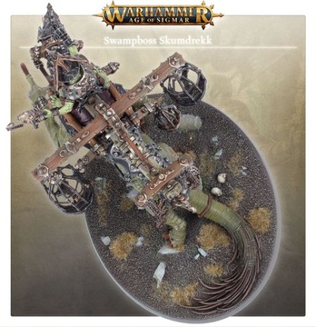 WARHAMMER AOS - ОРРУКСКИЕ БОССЫ: БОЛОТНЫЙБОСС СКУМДРЕКК