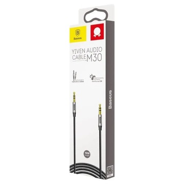 Кабель BASEUS AUX Yiven Jack 3,5 мм M30 1 метр Aux