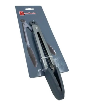 СИЛИКОНОВЫЕ КУХОННЫЕ ЩИПЦЫ ДЛЯ СКОВОРОДА, серые