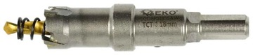 Kpl. otwornic widiowych do metalu z wiertłem tytanowym 10szt. 16-53mm G402