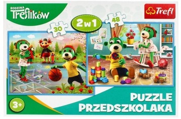 Puzzle Trefl Rodzina Treflików 78 elementów Rodzina Treflików