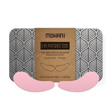 Mohani Wielorazowe płatki silikonowe pod oczy Pink 2szt. P1