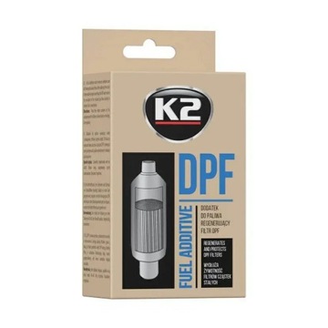 K2 DPF ТОПЛИВНАЯ ПРИСАДКА ОЧИЩАЕТ DPF ФИЛЬТР 50 МЛ