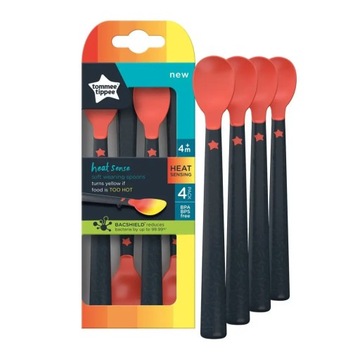 Ложки Tommee Tippee с термодатчиком, 4 шт.