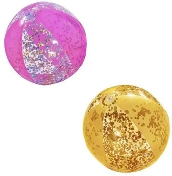 Пляжный мяч с блестками Розовый 41см Bestway 31050