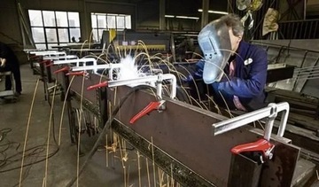 Зажим рычажный, сталь 500х120мм BESSEY