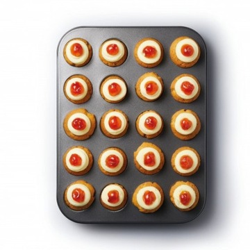 Маленькая форма для кексов KitchenCraft MasterClass, 20 отверстий