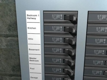 Лента Dymo для принтеров Rhino | 18443 | 9 мм/5,5 м | черный/белый | винил