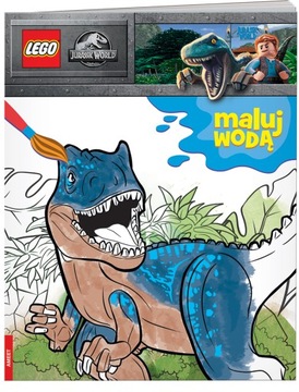 AMEET KOLOROWANKA MALUJ WODĄ LEGO JURASSIC WORLD