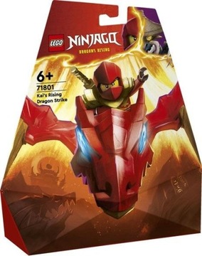 LEGO NINJAGO 71801 АТАКА ВОСХАЮЩЕГО ДРАКОНА КАЯ ФИГУРКА КРАСНОГО ДРАКОНА КАЯ