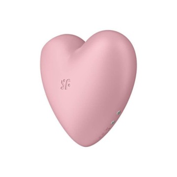 Вибратор-стимулятор-массажер с вибрацией-присасывателем Cutie Heart Satisfyer Heart 2in1
