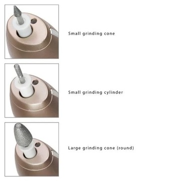 FREZARKA PAZNOKCI MANICURE PEDICURE FREZY NASADKI