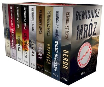 Pakiet 9 tomów serii Komisarz Forst Remigiusz Mróz
