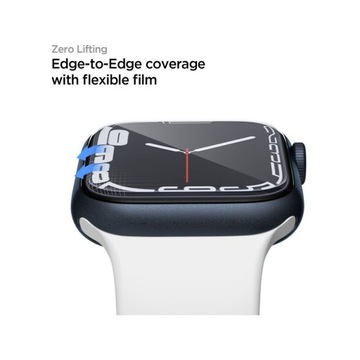 3 ЗАЩИТНЫЕ ФОЛЬГИ SPIGEN ДЛЯ APPLE WATCH 7/8/9 45 ММ