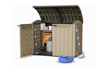 ЯЩИК ДЛЯ ХРАНЕНИЯ KETER GARDEN STORE IT OUT УЛЬТРА КОРИЧНЕВЫЙ/БЕЖЕВЫЙ 230436