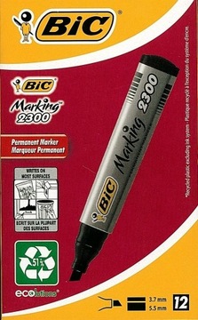 МАРКЕР BIC ПРЕМАНТНЫЙ ЧЕРНЫЙ, ВЫСОКАЯ ЭФФЕКТИВНОСТЬ