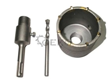 КОРОНОЧНАЯ ФРЕЗЕРОВКА ДЛЯ БЕТОННЫХ СТЕН SDS + 120мм