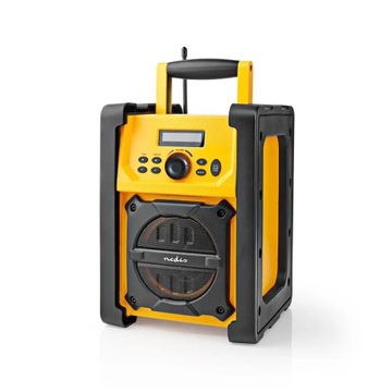 Radio NEDIS RDFM3100YW BT FM IPX5 Czarno-żółty
