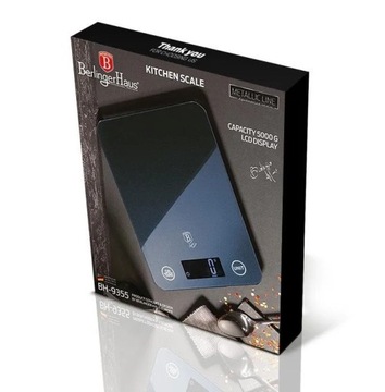 ЭЛЕКТРОННЫЕ КУХОННЫЕ ВЕСЫ BERLINGER HAUS BH-9355