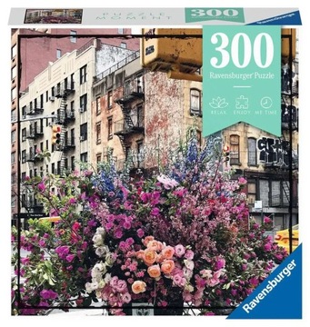 Puzzle Ravensburger Flowers in New York 300 elem