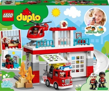 LEGO Duplo 10970 Пожарная часть и вертолет