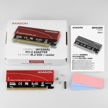 Адаптер для установки твердотельных накопителей M2 в слот PCIe NVMe