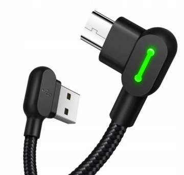 MCDODO FAST ANGLE LED microUSB КАБЕЛЬ 3М