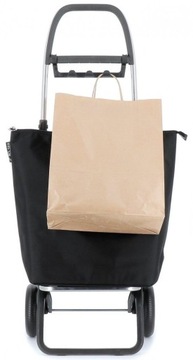 Тележка для покупок Rolser 2in1, черная, регулируемая. ручка 21 литр 40 кг двойные колеса