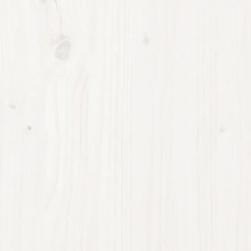vidaXL Диван-кровать, белый, массив сосны, 80x200 см