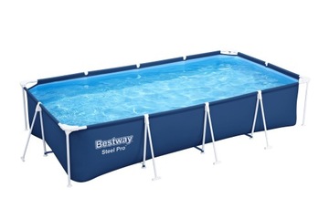 BASEN OGRODOWY STELAŻOWY 400 x 211 x 81 CM ZESTAW 4W1 BESTWAY