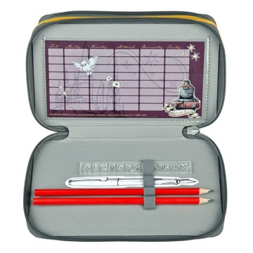 Тройной пенал с оборудованием, Гарри Поттер