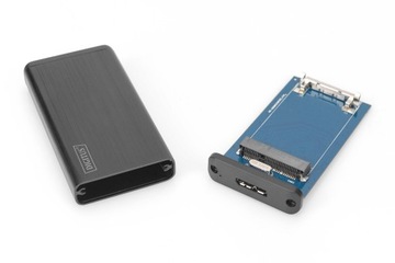 Obudowa zewnętrzna USB 3.0 na dysk mSATA SSD M50 SATA III, 50x30x4mm, alumi