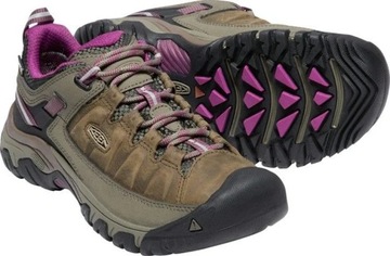 Damskie buty trekkingowe Keen TARGHEE III WP W weiss/boysenberry|40 EU