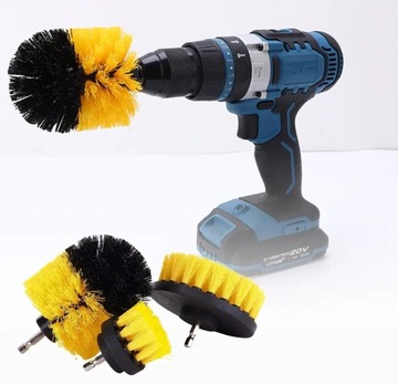 AG671 Набор из 3-х щеток для дрели.