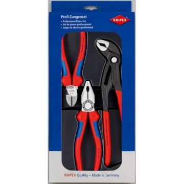 Набор Knipex: плоскогубцы, регулируемые пассатижи, щипцы.