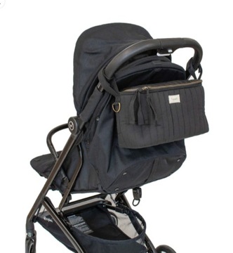 3 Sprouts Organizer Do Wózka Quilted Solid Black